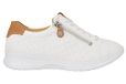 Ganter Ina - dames sneaker - Wit - maat 42.5 (EU) 8.5 (UK)