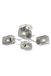 Moderne Elegant Silver Design Moderne Kroonluchter Chroom 23 cm Hoogte x 44 cm Diameter