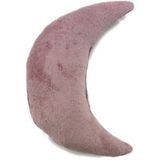 Comete - Coussin extra-doux en forme de lune rose 30x45