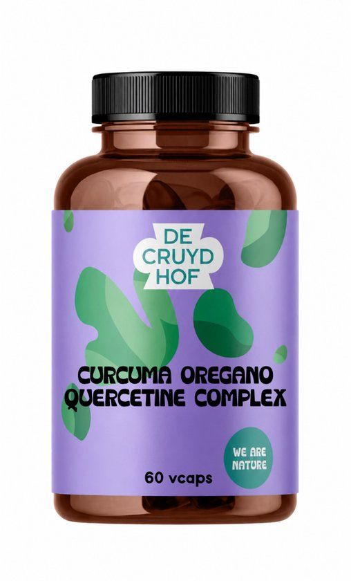 Cruydhof De Cruydhof Curcuma Oregano Quercetine Complex (60 vega capsules)