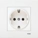 Panasonic Viko Karre Serie - Prise encastrable - Blanc - Avec terre
