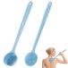 Solidchoice - Set de 2 brosses de douche en silicone avec long manche