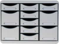 Exacompta Ladenblok Storebox Multi 11 laden Office - Lichtgrijs - 313740D