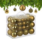 Merkloos / Sans marque Relaxdays kerstballen set van 50