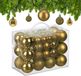 Merkloos / Sans marque Relaxdays kerstballen set van 50
