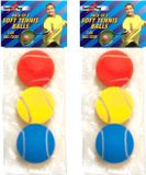 Summerplay Broekhof Vuurwerk Int. B.V. Summer Play Tennisballen - 12x st - gekleurd - 7 cm - soft foam - Softballen - speelgoed ballen