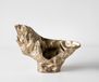 Vase Alaris B44 x T13 x H31 cm Aluminium Champagne Fait main