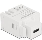 Delock USB-C - terminal block Keystone USB-lader module | 10,5W | wit