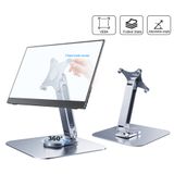 HOWENS Laptopstandaard Verstelbare aluminiumlegering Notebook Tabletstandaard tot 18,5 inch Laptop Draagbare opvouwbare houder Koelbeugel