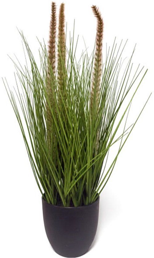 Oosterik Home Pennisetum siergras in pot H 60 cm kunstplant