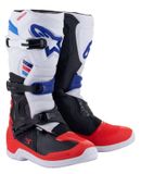 Alpinestars Tech 3 Blanc Rouge vif Bleu foncé Taille US 11