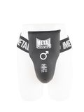 METAL BOXE - Kruisbeschermer voor heren, semiprofessioneel, XL, zwart
