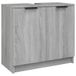 Meuble de salle de bain 64,5x33,5x59 cm bois travaillé gris chêne sonoma