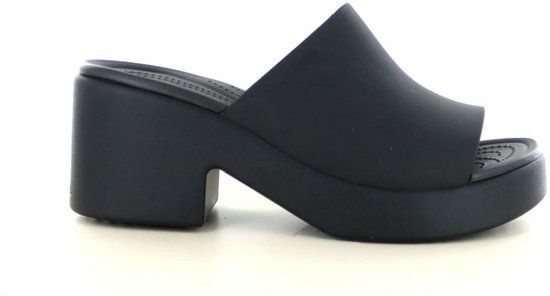 Crocs Brooklyn Slide Heel Sandalen - Zwart - Maat 38/39