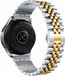 Strap-it Huawei Watch GT 3 Pro 43mm Jubilee stalen band - zilver/goud - Huawei GT 3 Pro 43mm - 20mm