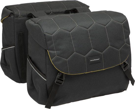 New Looxs Quilted Mondi Joy Double Pannier - 38L - Black