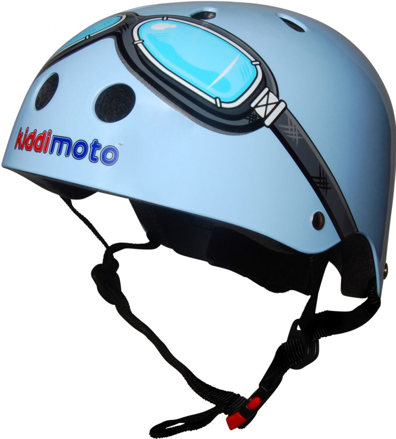 kiddiMoto Kinderhelm Goggle S Blauw