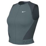 Nike Pro Dri-Fit tanktop voor dames, Mineral Slate/Faded Spruce/White, IB8949-382, XS