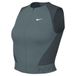 Nike Pro Dri-Fit tanktop voor dames, Mineral Slate/Faded Spruce/White, IB8949-382, XS