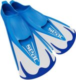 Seac Team, korte zwemvliezen om in het zwembad en open water te trainen, blauw, maat 34/35
