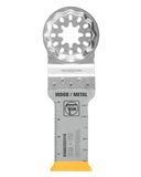 FEIN E-Cut Universeel zaagblad Bimetaal met lange levensduur, zaagblad voor diepe sneden, Ve. 10 st., Breedte 28 mm, Lengte 55 mm, Starlock Houder, Bimetaal zaagblad met titanium coating