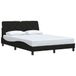 vidaXL Bedframe Zwart Stof 140x200 cm