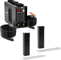 Stamos Welding Group Lasset Elektrode lasapparaat - 250 A - 8 m kabel - 60 % Duty Cycle - Elektroden E6013 - Ø 2,5 x 350 mm - 5 kg & E6013 - Ø 3,2 x 350 mm - 5 kg