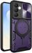 Techsuit Hoesje geschikt voor Samsung Galaxy S25 FE - CamGuard Pro Back Cover - Paars