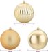 vidaXL Kerstballenset XXL 3 st Goud Ø 25 cm Kunststof