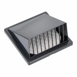 EDM Ventilatierooster 87755 Antraciet 10 x 17 x 17 cm