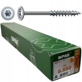 Spax Houtbouw Schroeven Platte Kop 8x550mm WIROX 25 stuks