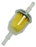 Ratioparts brandstoffilter benzinemotor diameter 7,4/8,4 mm aansluiting, wit geel