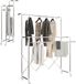Homcom Sèche-linge - Acier inoxydable - 150x103x197cm - Argent