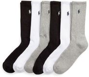 Ralph Lauren Accesorios 449950140 Crewsokken 6 Paren Veelkleurig EU 40-46 Man