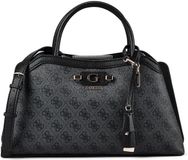 GUESS Lindsey Girlfriend Satchel Coal Logo schoudertas