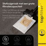 Top Filter Set van 4 stofzuigerzakken voor AEG, Tornado, Electrolux, Zanussi