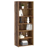 vidaXL Dressoir Eikenhout 70 x 41 x 185 cm Bewerkt hout
