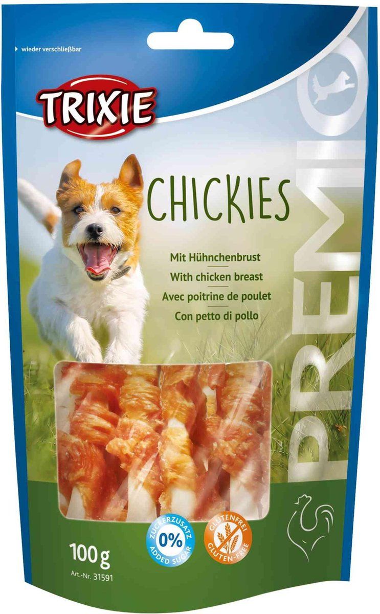 TRIXIE Premio Chickies - 100 gr - Hondensnack