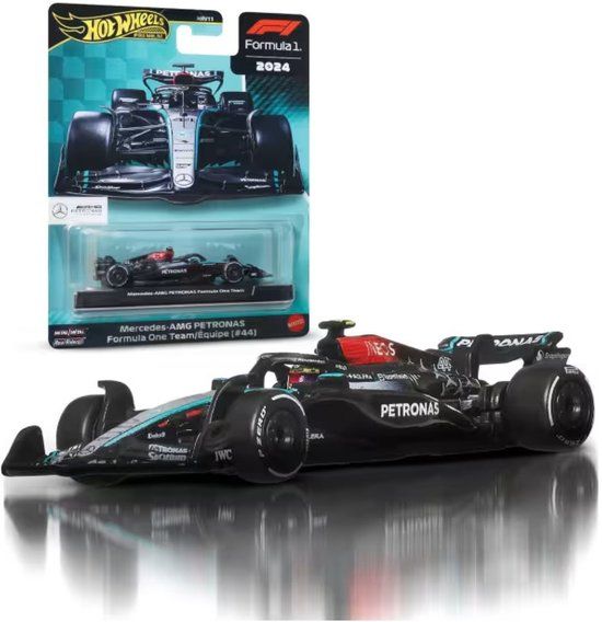 Hot Wheels Premium Metalen Formule 1 Verzamelbaar Speelgoed Raceauto - Lewis Hamilton Mercedes-Benz