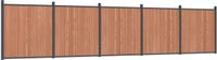 vidaXL Schuttingpaneel, bruin, 872x186 cm, WPC