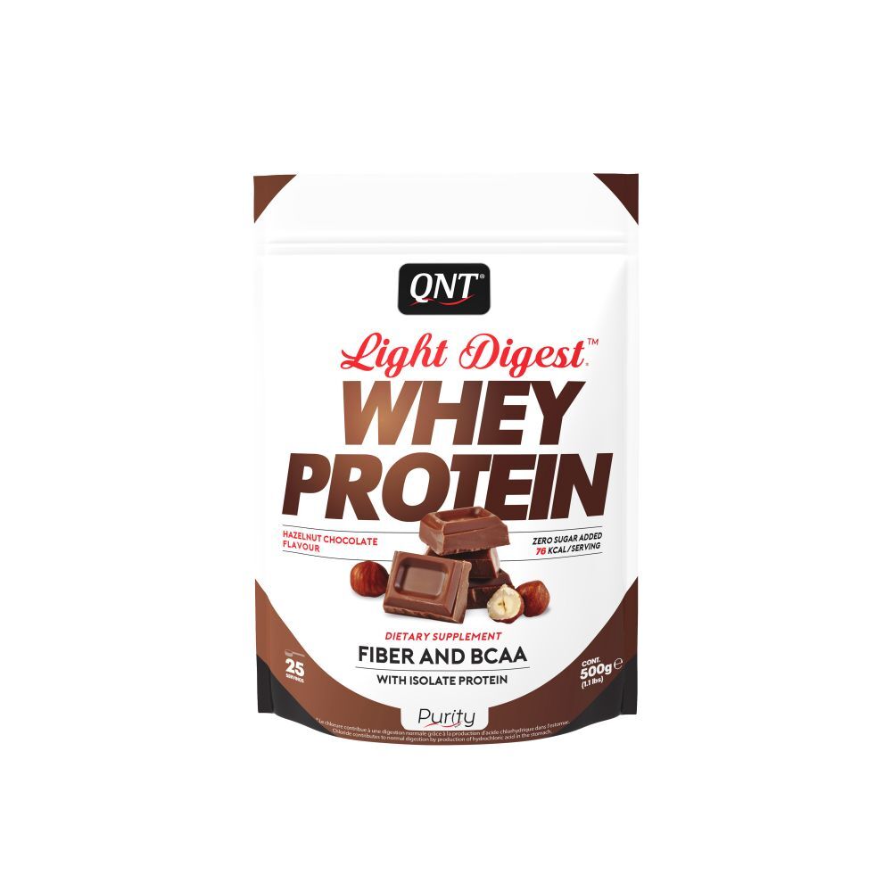 Qnt Purity Line Light Digest Whey Protein - 500 gram - Hazelnut Chocolate