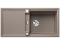 BLANCO ADIRA XL 6 S, SILGRANIT tartufo, inbouwtype: bovenaan, omkeerbaar, met afvoerafstandsbediening, met accessoires, 60 onderkast, grote wastafel, gemakkelijk te reinigen oppervlak