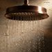 Paulgurkes Douche de pluie ronde 20 cm en cuivre - Style rétro bronze