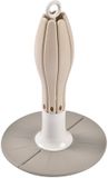 Béaba Flessenrek - Opvouwbaar Droogrek - Compact & Hygiënisch Afdruiprek voor Zuigflessen - Voor 8 Baby Flessen & Accessoires - Beige