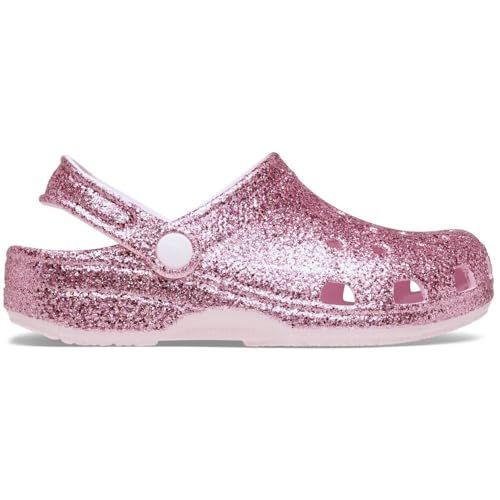 Crocs Classic Chunky Glitter Instappers Junior Roze