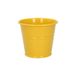 Cache-pot, zinc, genêt jaune, Ø11 cm