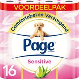 Page Toiletpapier Sensitive Aloe Vera 3-laags - 16 stuks