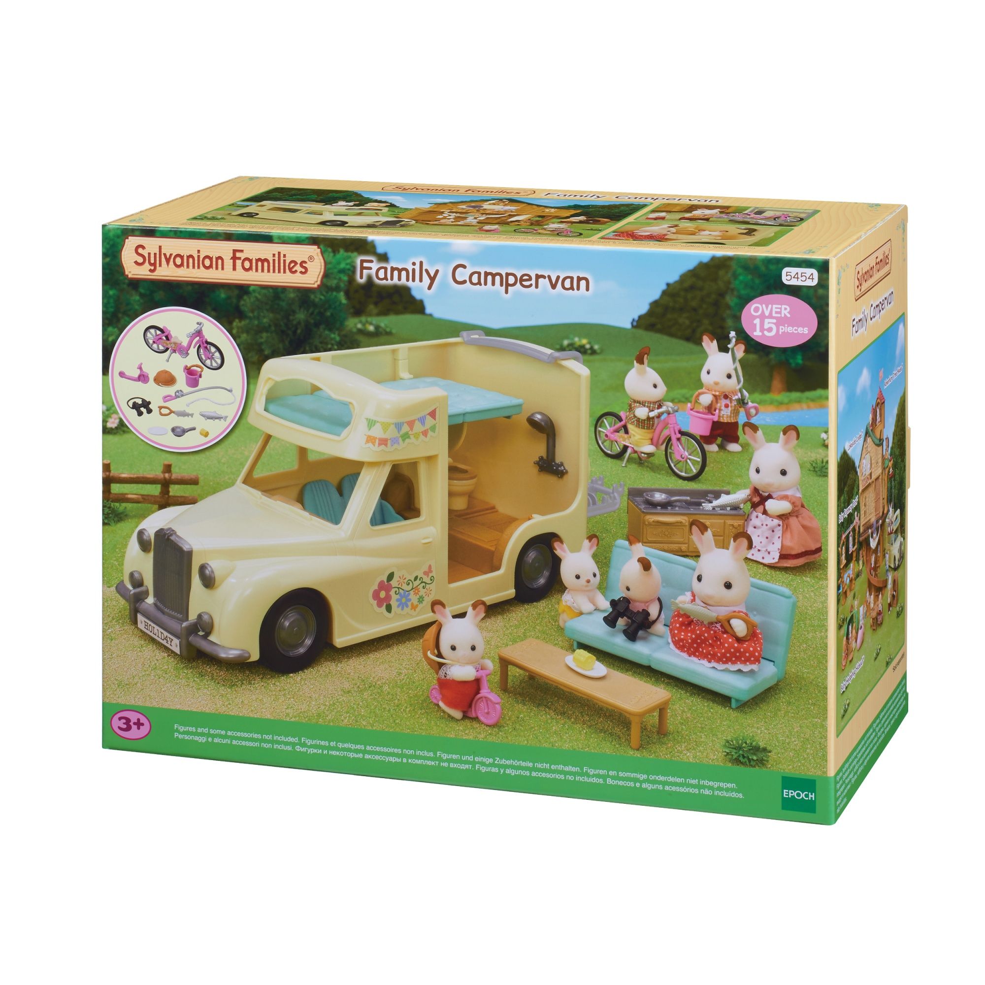 Sylvanian Families Familie Camper Toy Figure - Multicolour