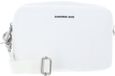 MANDARINA DUCK Leren schoudertas Mellow Leather Crossbody Camera Bag Blanc wit