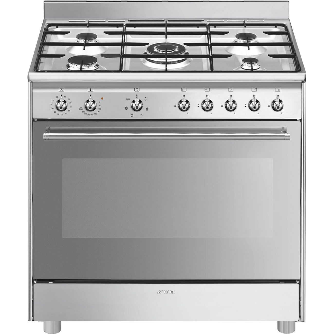 Smeg SX91GM - 90cm Freestanding Gas Cooker - Stainless Steel